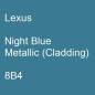 Preview: Lexus, Night Blue Metallic (Cladding), 8B4.